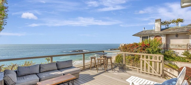 OCEAN FRONT! Private stairs from home to BEACH! B