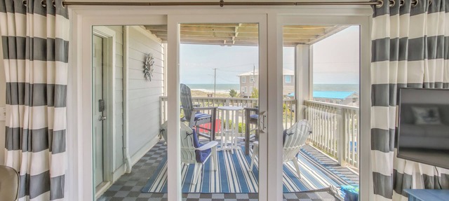 Ocean-view Balcony: Carolina Beach Condo!