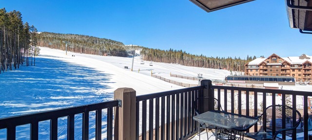 ON THE SLOPES. FAST RESPONSE. Ski Side Corner Unit, Crystal Peak Lodge 2BR/2BA