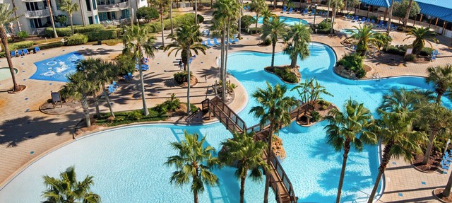Palms Resort 2813: 2br, Pools, Courts, Gulf Views & Minutes to Beach!