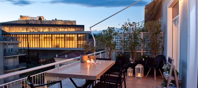 Panoramic Acropolis View Deluxe Penthouse, next to metro