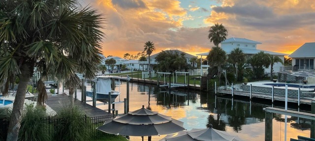 Perdido Key Waterfront Home with dock on canal, Gulf right across the street
