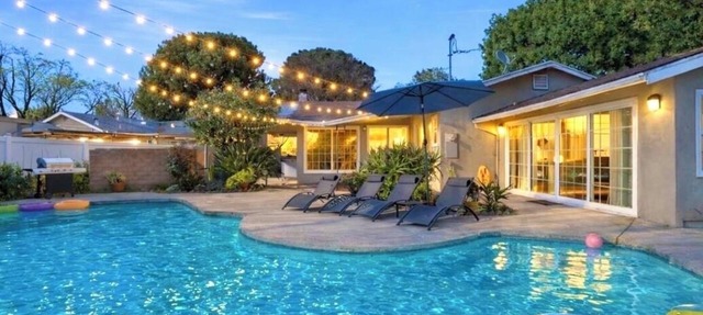 Private Pool Home Near Universal Studios - 4BR Retreat, Quiet Area - LONG -TERM