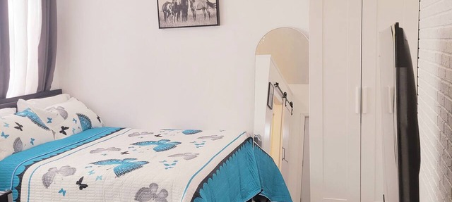 Private, Quiet, Cozy Studio Guesthouse with 75" TV WiFi etc. In Watertown.