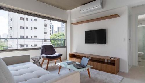 Quarto Sala 48m2 Parque Ibirapuera Itaim Bibi