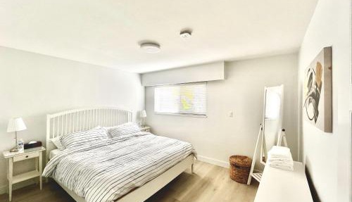 Quiet Central 3BD - Gated Parking, AC, Transit