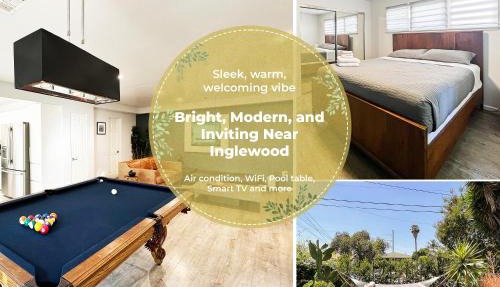 Relax and Play, 2BR Close to SoFi, LAX - SH1-LAD