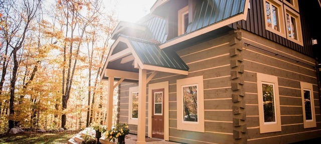 Rustic Log Cabin on All-Inclusive Camping Retreat in Ontario, Canada