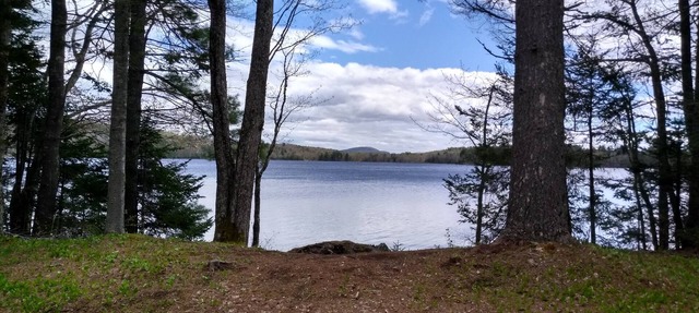 Rustic off grid experience lakefront with beautiful sunrise view of Schoodic Mtn