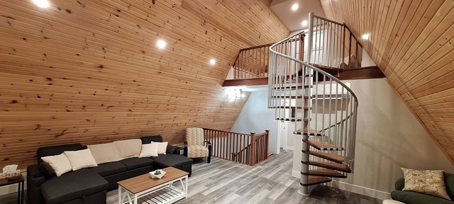 Secluded 3BR A-Frame on 25 Private Acres w/Trails, Fireplaces & Soaker Tub