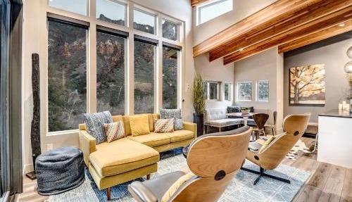 Sedona Canyon Terrace modern mountain home tucked away in canyon, Chefs Kitchen, deck & views!