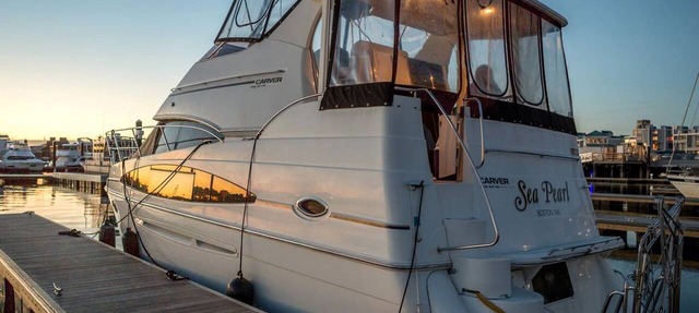 Six-Person Luxury Yacht Rental in the Boston Harbor of Massachusetts
