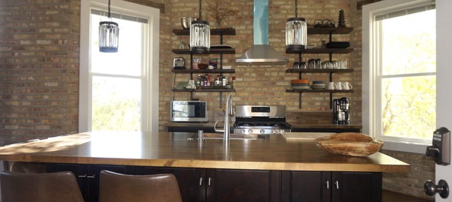 Soft Palate & Warm Bricks At A Rogers Park Home