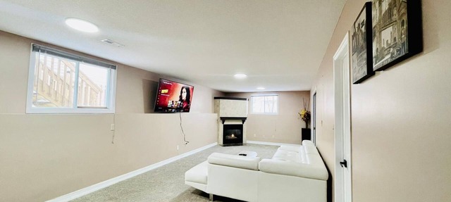 Spacious Hearth Escape with Natural Light & fireplace
