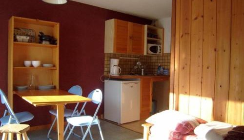 Studio-cabine 4 personnes avec parking à Crest-Voland - FR-1-733-13