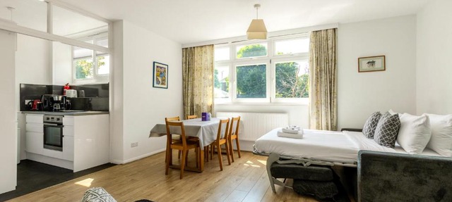 Sun-lit Studio, 7 mins to tube &train, Putney