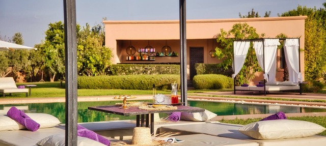 The 5* luxury villa in Marrakech.