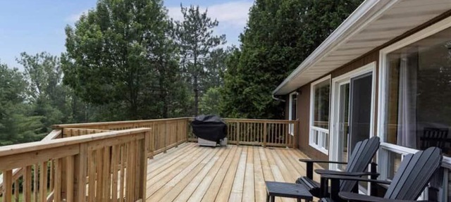 Waterfront Home on Three Mile Lake. Ideal lodging for ice fishing.