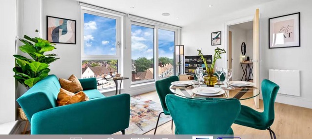 Weekly Deal - 2 Bedroom Apartment by Homestyles Hosts - Short Lets and Serviced Accommodation Wimbledon - Free WIFI & Free Parking