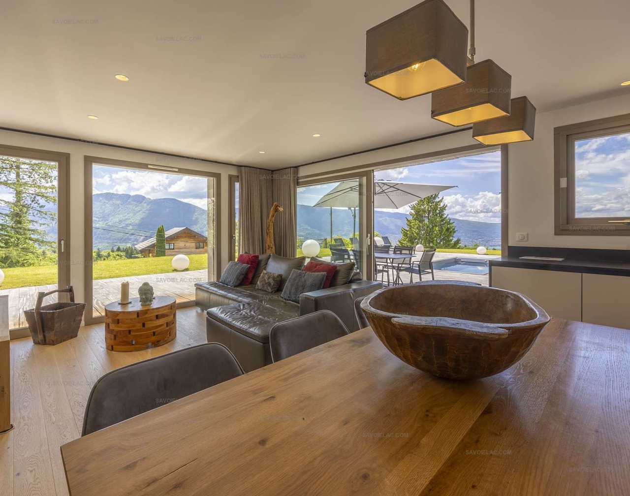 Talloires Adret and Ubac House 1
