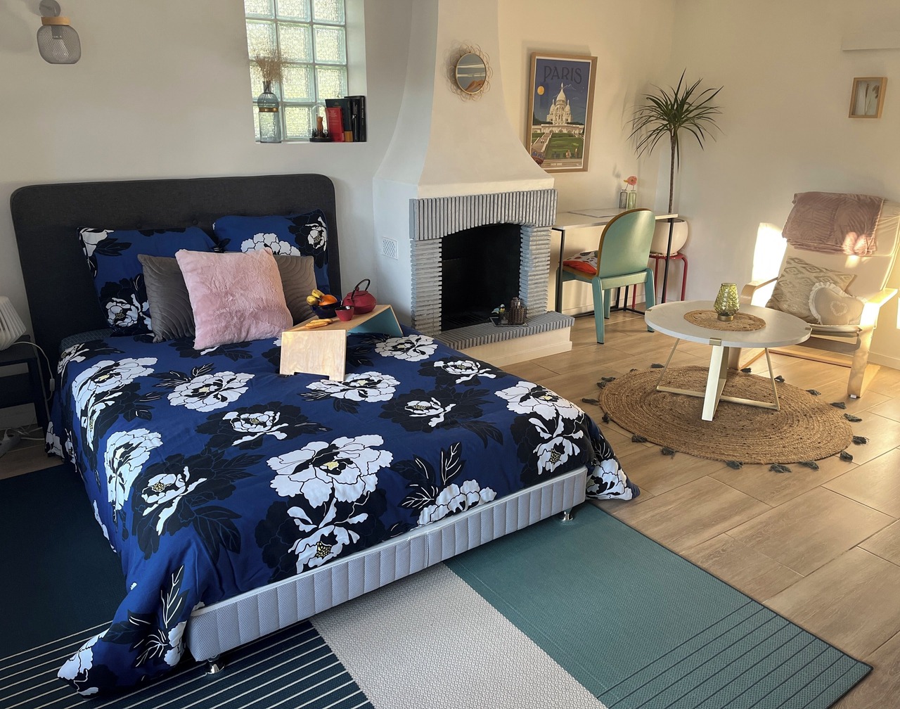Studio with lovely outdoor terrace 10 minutes from Paris (14th) classified 1*. 1