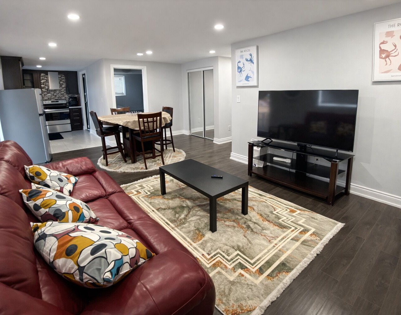 Cozy 3BR Caledon Bsmt Suite w/Private Access & Basketball Court—Near Brampton! 1