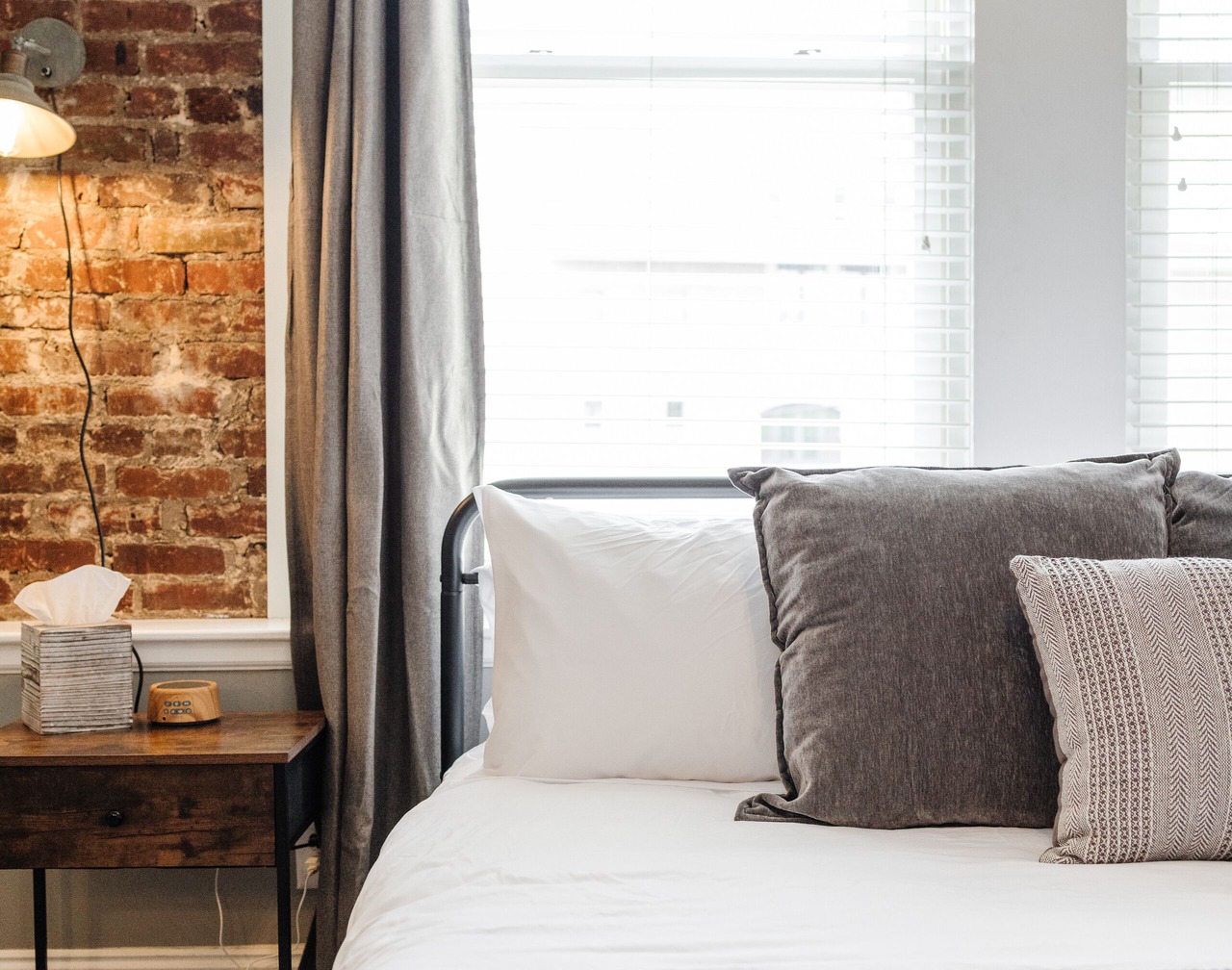 Cozy Industrial 2-KING Bdrm S. Main Street Downtown Condo w/Foosball Table 1