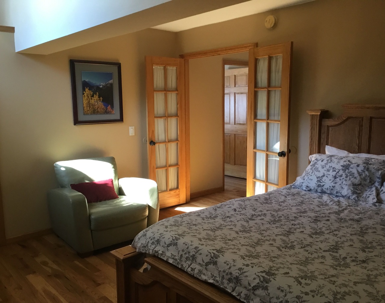 Spacious Estes Park 2 Bedroom Loft with AC. On the River, location is unmatched. 1