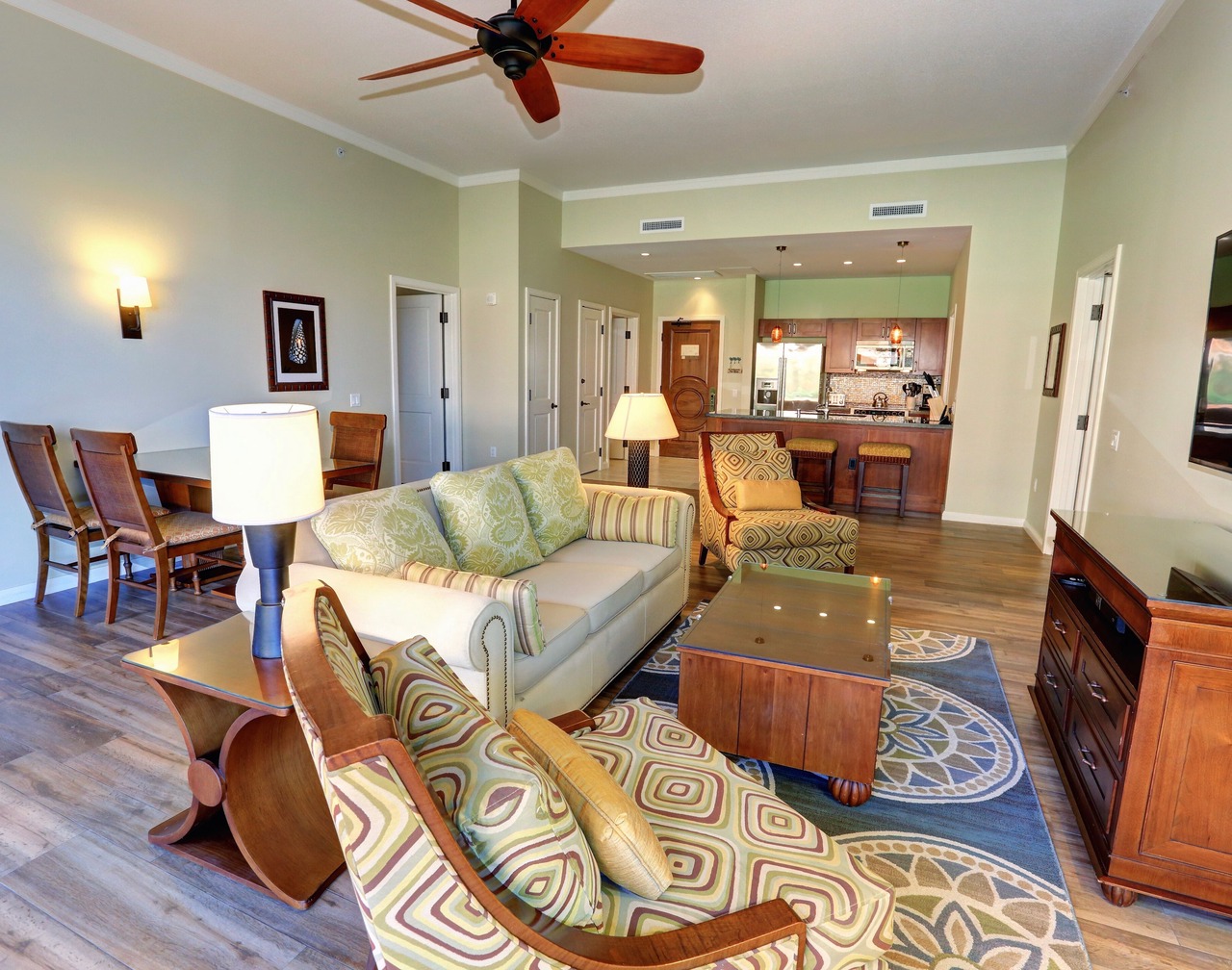 Honua Kai Ground Floor # K103 - 2 bed/2 bath interior courtyard -view of ocean 1