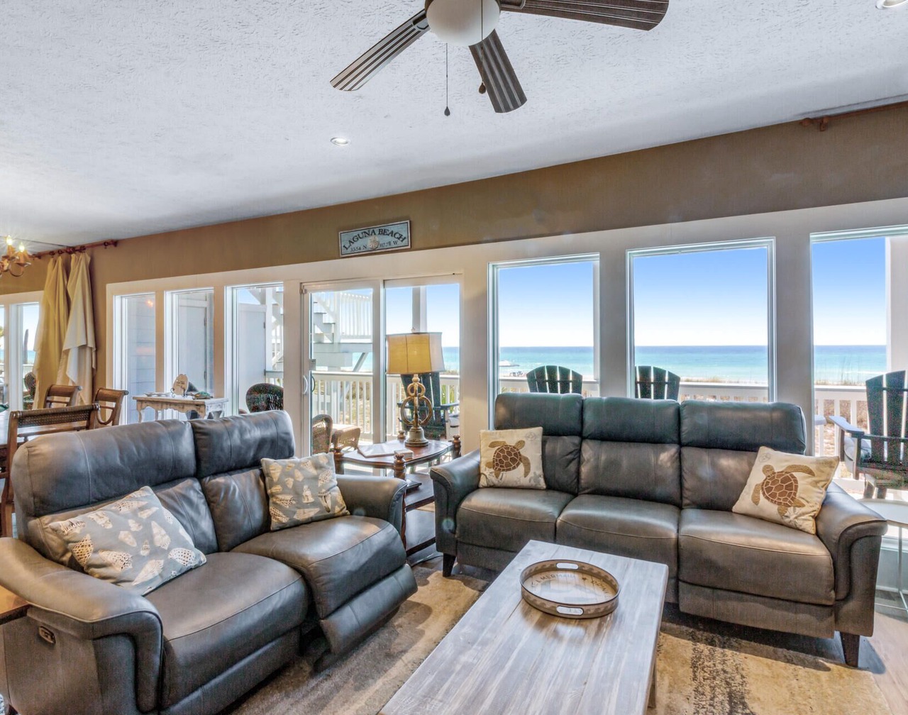 Oceanfront, 1st Floor (Lower), Fully-Updated, Luxurious 3-BR, 3-Bath Condominium 1