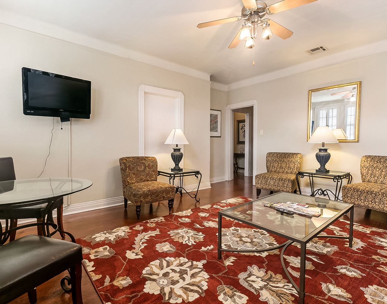 Walk to all the French Quarter attractions. A great space to enjoy NOLA 1