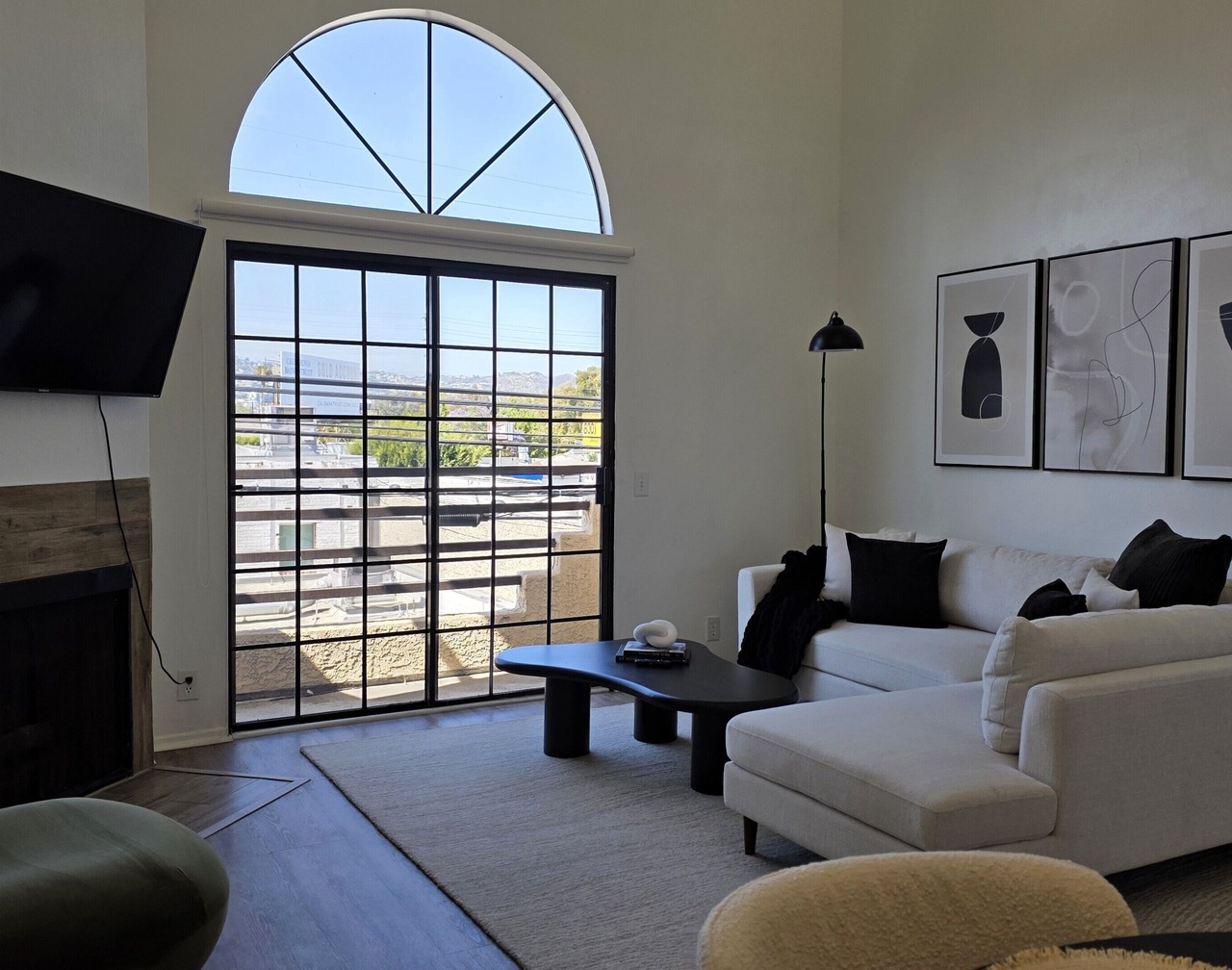 Stylish 2 bedroom + loft with rooftop patio and views near Beverly Hills 1