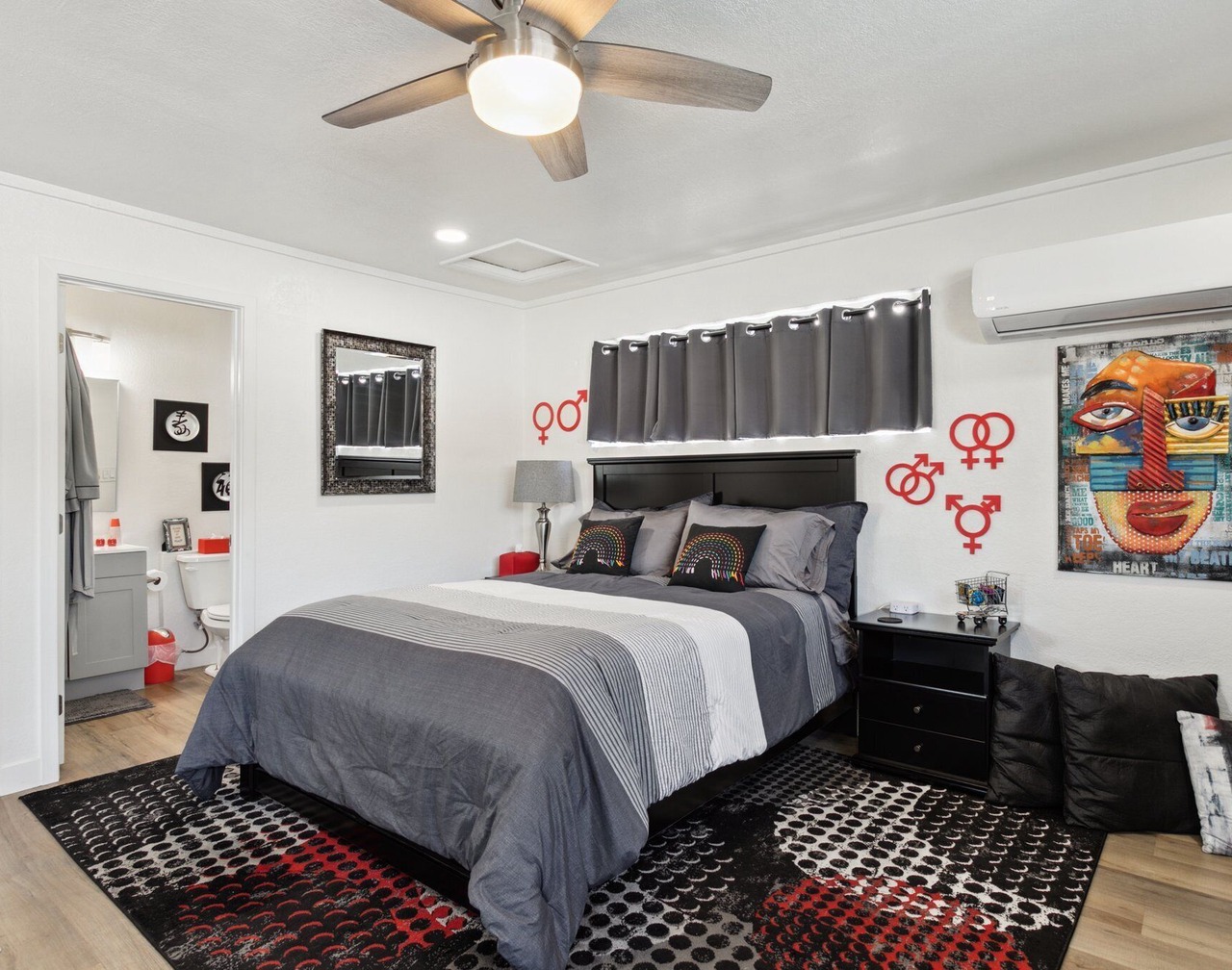 Gay owned fully renovated casita relaxation. Private and clothing optional. 1