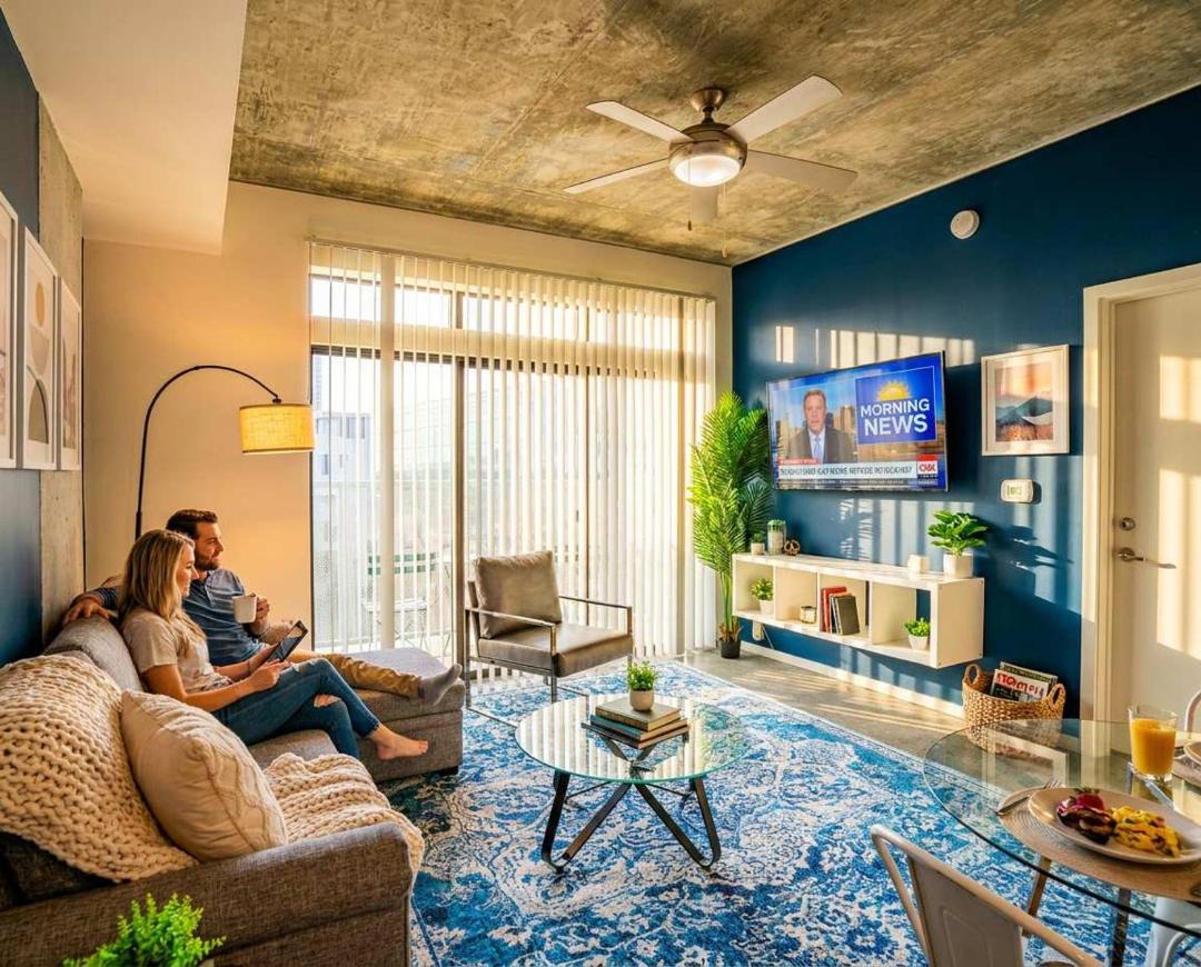 Stylish 1BD - Central Downtown - Gym, Pool, Parking 1