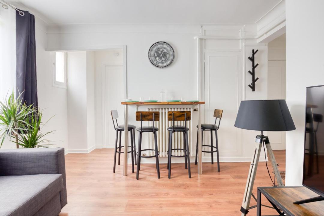 Appart Cosy 4 Personnes - Parking Gratuit - Centre Paris 15 min Metro 4 1