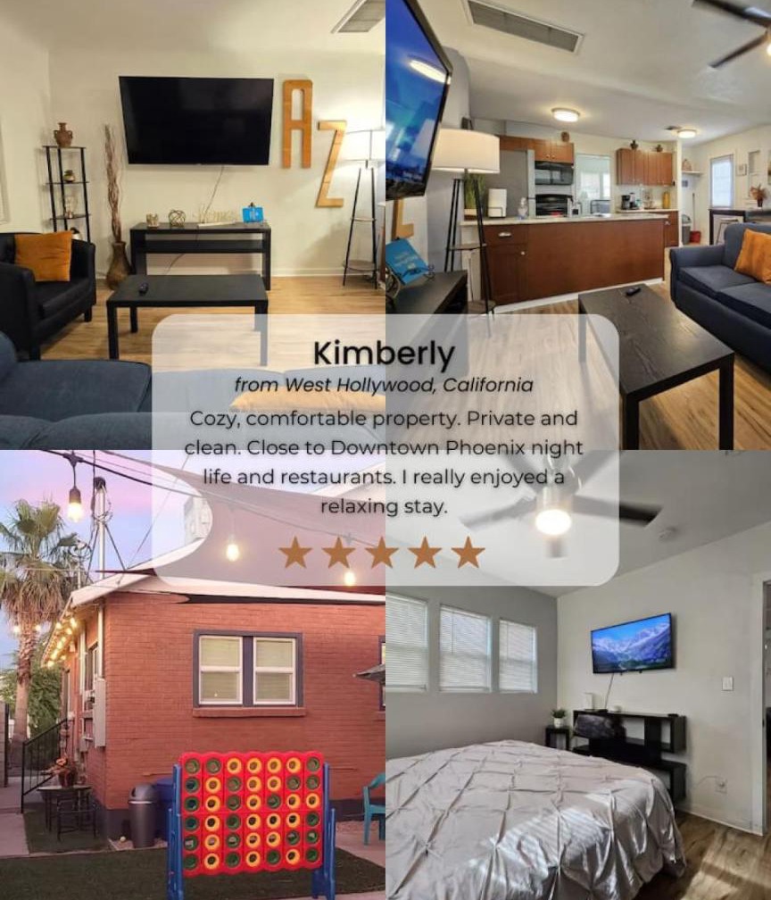 Renovated APT Downtown Phoenix Beautiful Patio 1