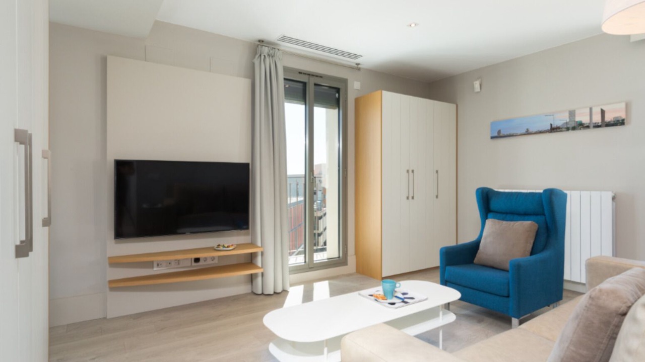 Luxury 1 bedroom apartment with private rooftop terrace in Barceloneta