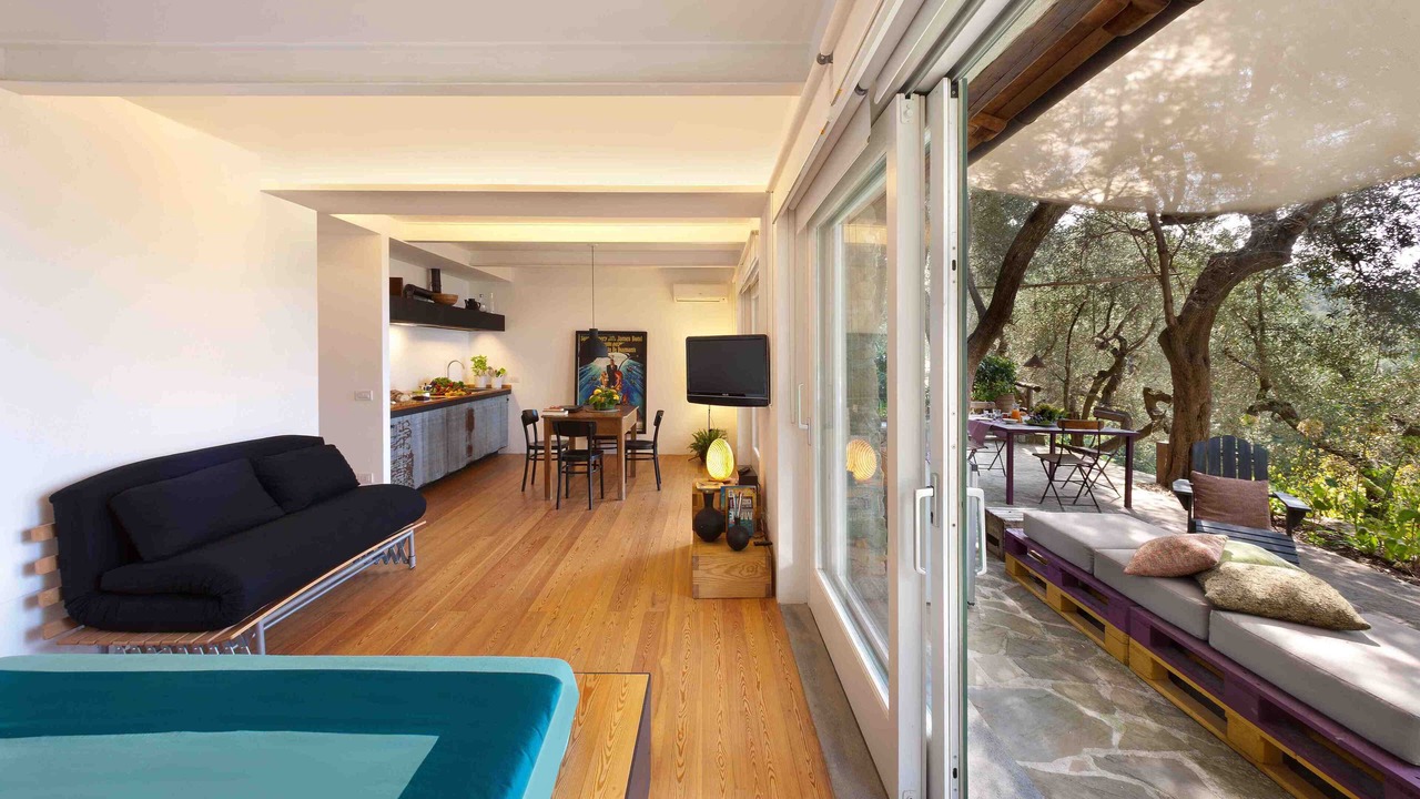 Sorrento houses with terrace, pool, garden, sea view, wifi