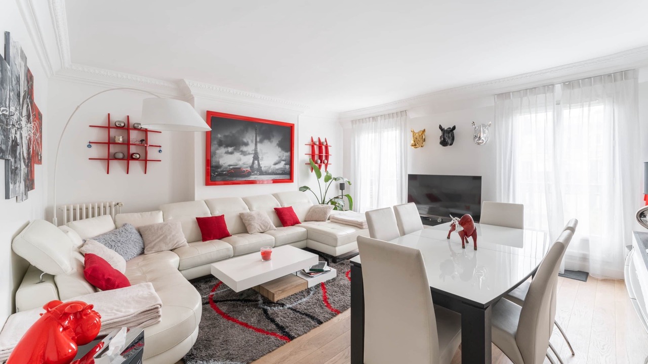 Haussmannian apartment - top floor