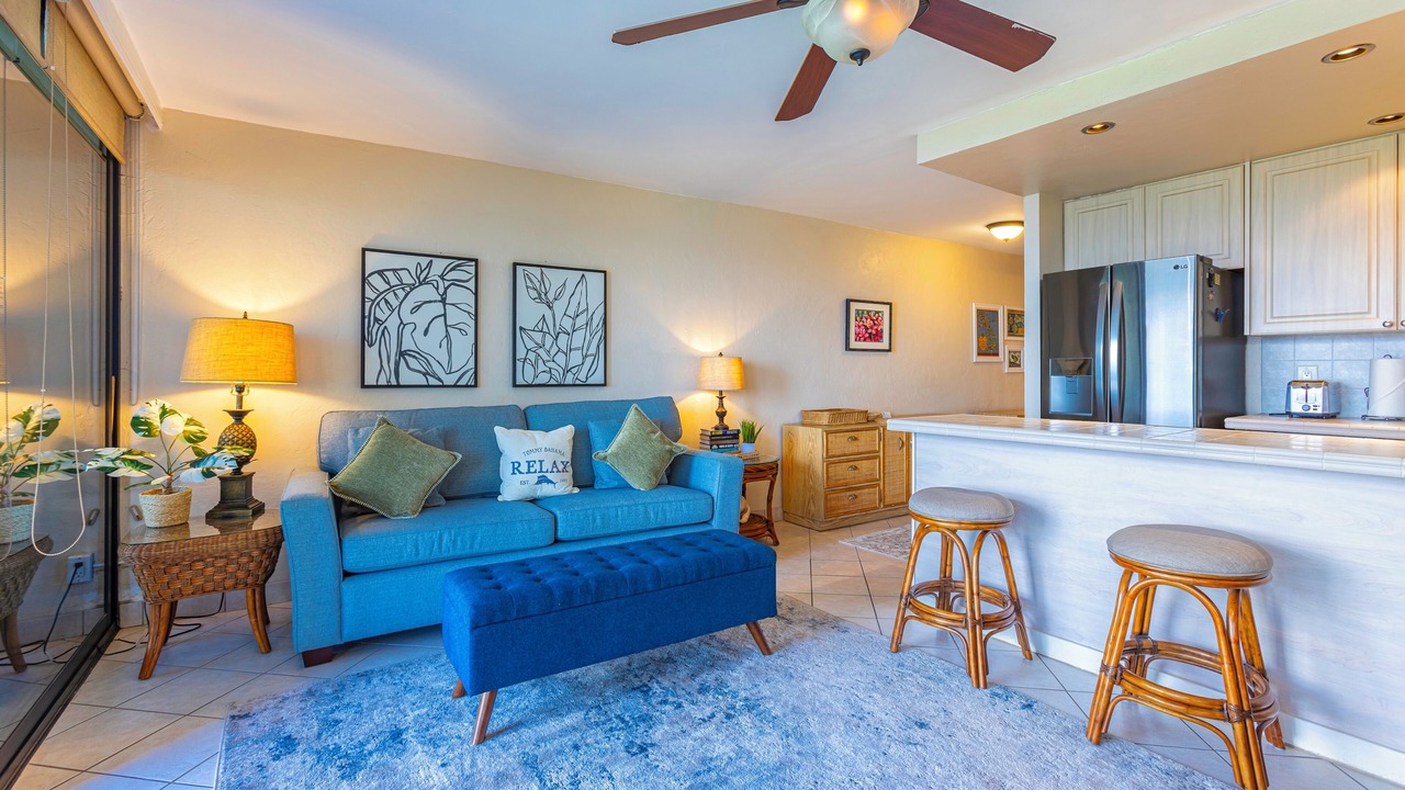 Exceptional Ground Level Retreat: Kihei Surfside #102 – Stunning Pacific Views!