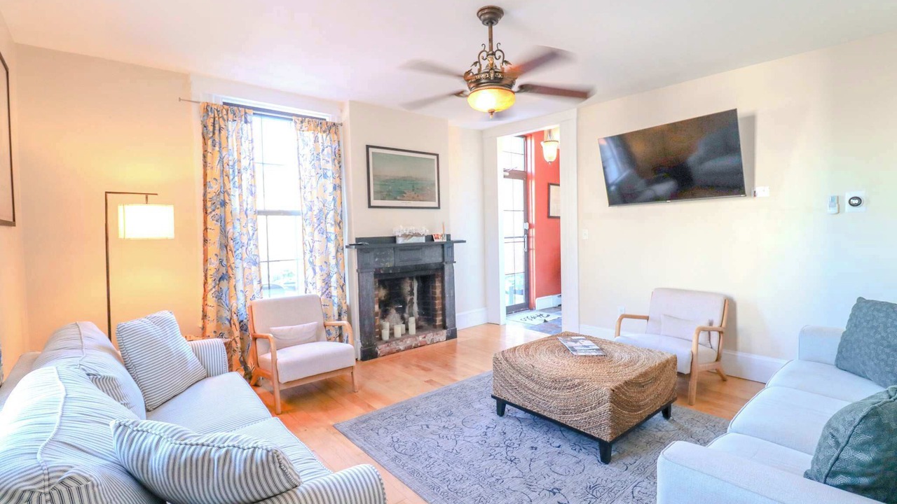 Historic Brick Apartment | Parking + Prime Location