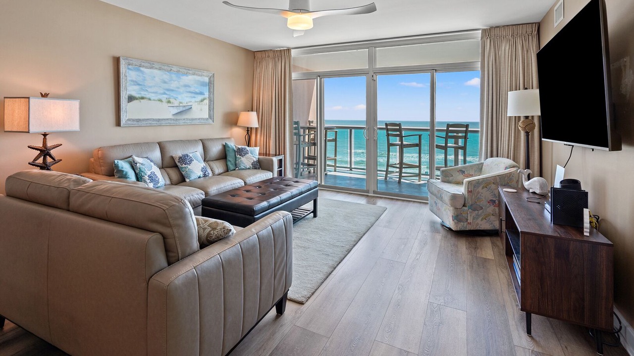 Spacious and stylish condo is perfect for a beach getaway full of adventure, relaxation, and fun.