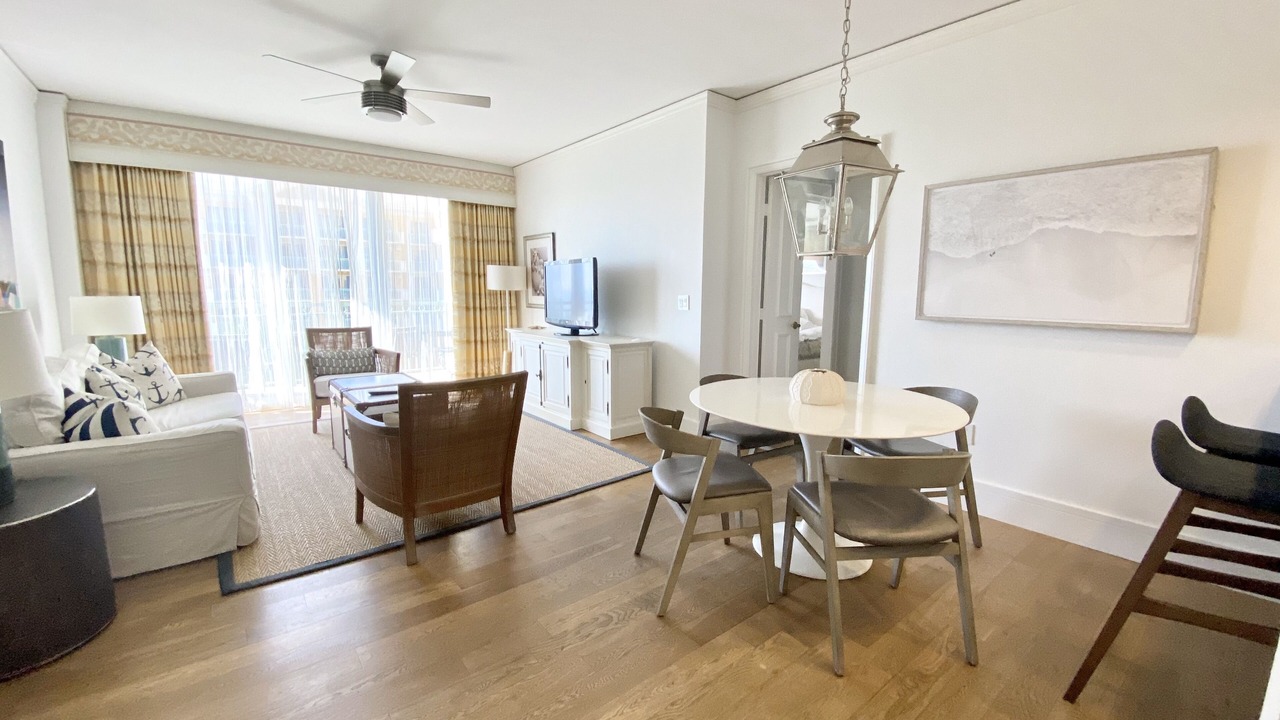 1 Bdrm Ocean view Res. Suite w balcony, located at The Ritz, in Key Biscayne