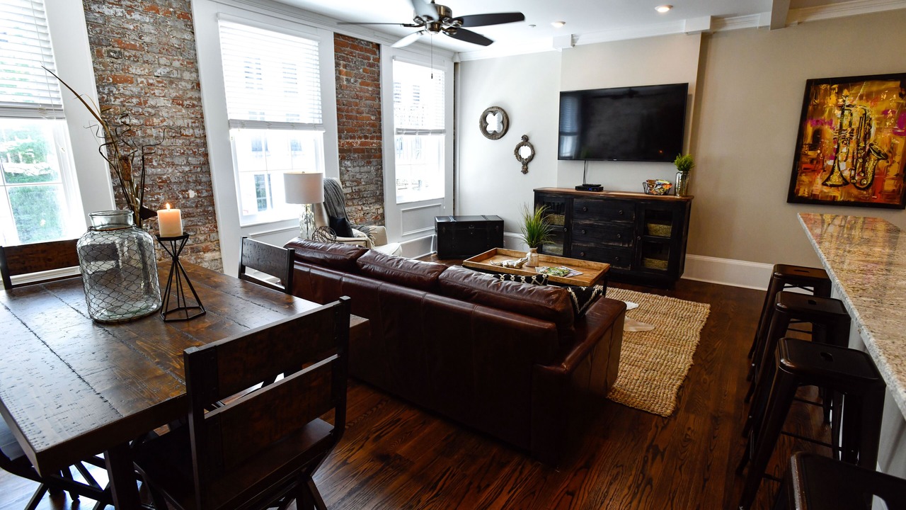 Historic Charm Meets Modern Comfort: Condo in Historical Picayune Building