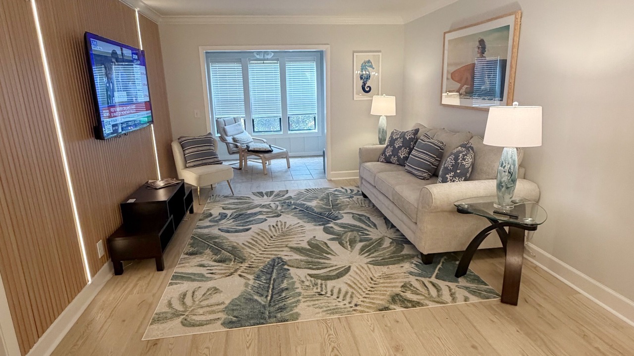 Spacious quiet all ground floor gated condo. Large pool/tennis pickle ball