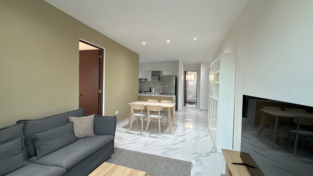 Modern apart in Cancun, well located, amenities. 2 bedrooms and 2 full bathrooms
