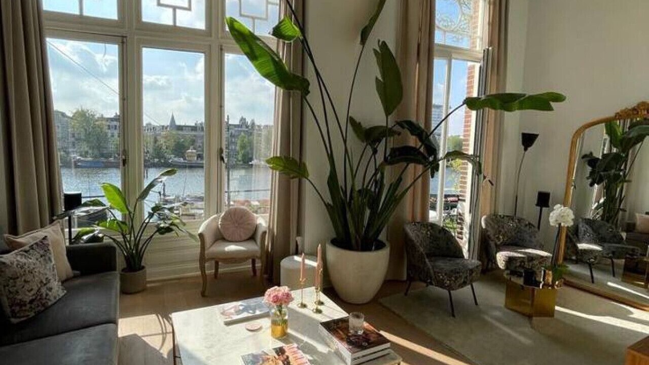 Elegant 2-Bedroom Apartment with Amstel River Views | Central Amsterdam Retreat