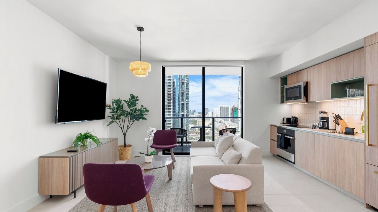 New Unit 26th floor with amazing view Miami2BR/2BA