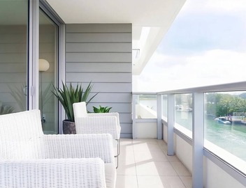 3 Grande Deluxe 2BR Suite With Balcony at The Altair Hotel Bay Harbor Miami! 2