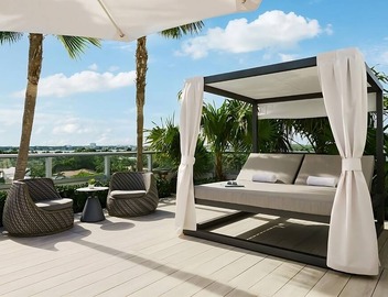 3 Grande Deluxe 2BR Suite With Balcony at The Altair Hotel Bay Harbor Miami! 4